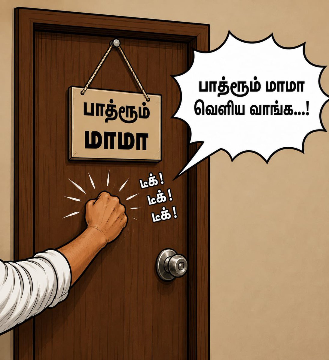OTFC_Off's tweet photo. மாண்புமிகு பாத்ரூம் மாமா அவர்களே! ….
#பாத்ரூம்மாமா https://t.co/zYjupUVMVe