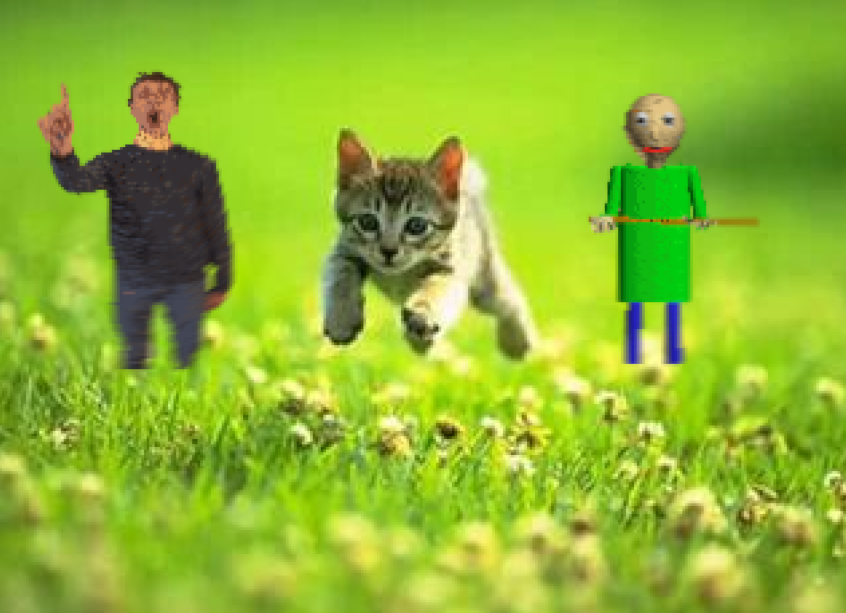 Baldimoral's tweet photo. how it feels to play baldi's basics https://t.co/44iV1Amnzg
