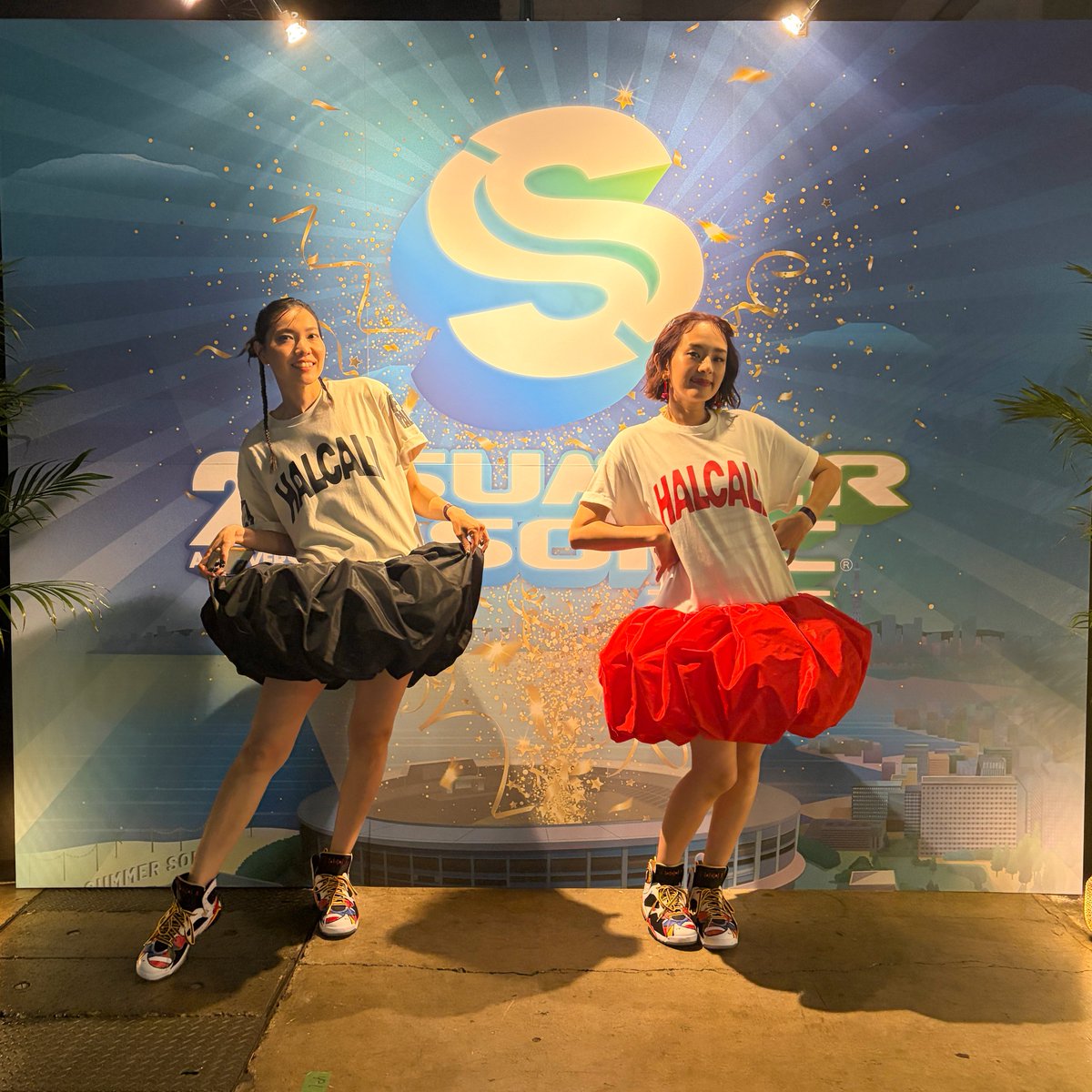 HALCALI__jp's tweet photo. SUMMER SONIC 2026 🏖️✨

HALCALI Backstage Moments 📸

#SUMMERSONIC #サマソニ
#HALCALI #ハルカリ https://t.co/9jrxzYCEig