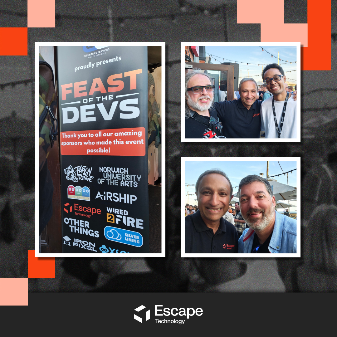 Escape_Tech's tweet photo. What a way to launch! 👏 FORMAT Group’s first-ever Feast of the Devs brought the games community together for an evening of great food, good conversation and plenty of new connections. Huge thanks to everyone who joined us &amp; made the debut so memorable. Here’s to the next Feast! https://t.co/5eJPIoWbxp