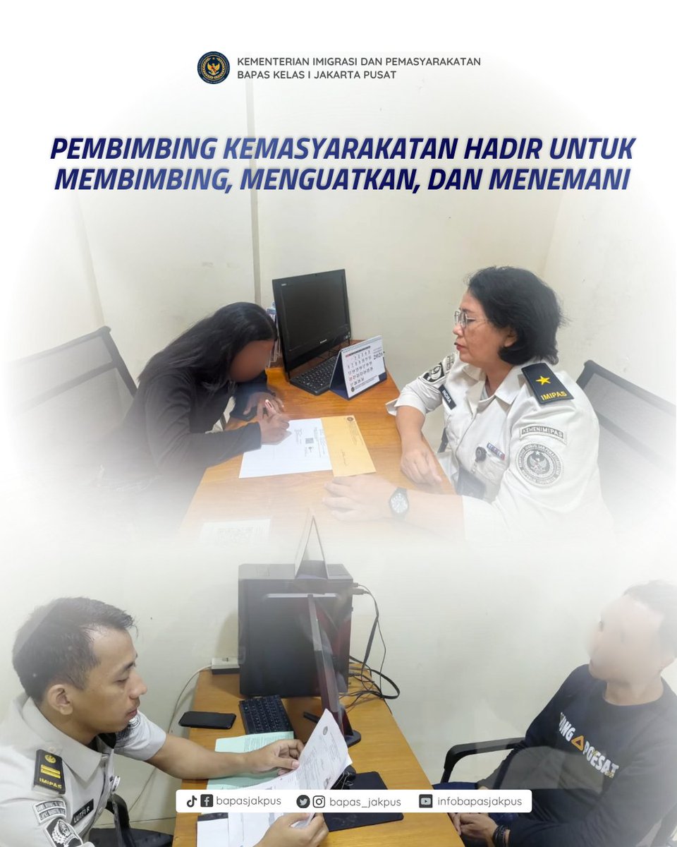 bapas_jakpus's tweet photo. Berjalan Bersama, Kembali Berdaya
Reintegrasi sosial adalah proses yang dijalani bersama.
#GuardianAndGuide #BapasJakpus #Pemasyarakatan #KlienPemasyarakatan https://t.co/LOi6uxV66W