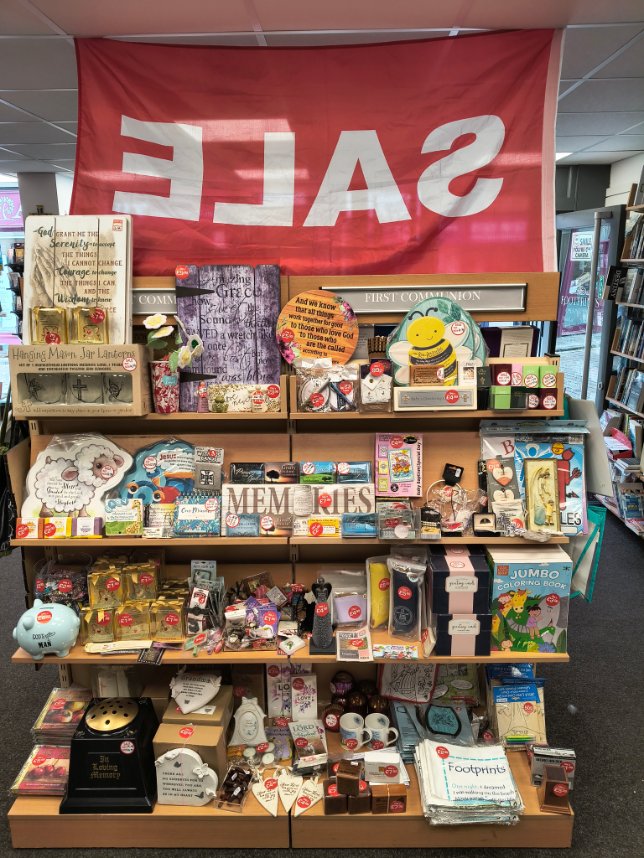 FootprintsBook's tweet photo. Our Sale is still going strong!  Pop in for lots of special offers on books &amp; gifts. https://t.co/vBbfH0UOm0