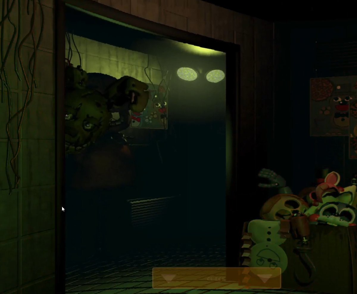 VengeNocturnal's tweet photo. FNAF 3 deserves much more love https://t.co/MTgeLBO1Vx