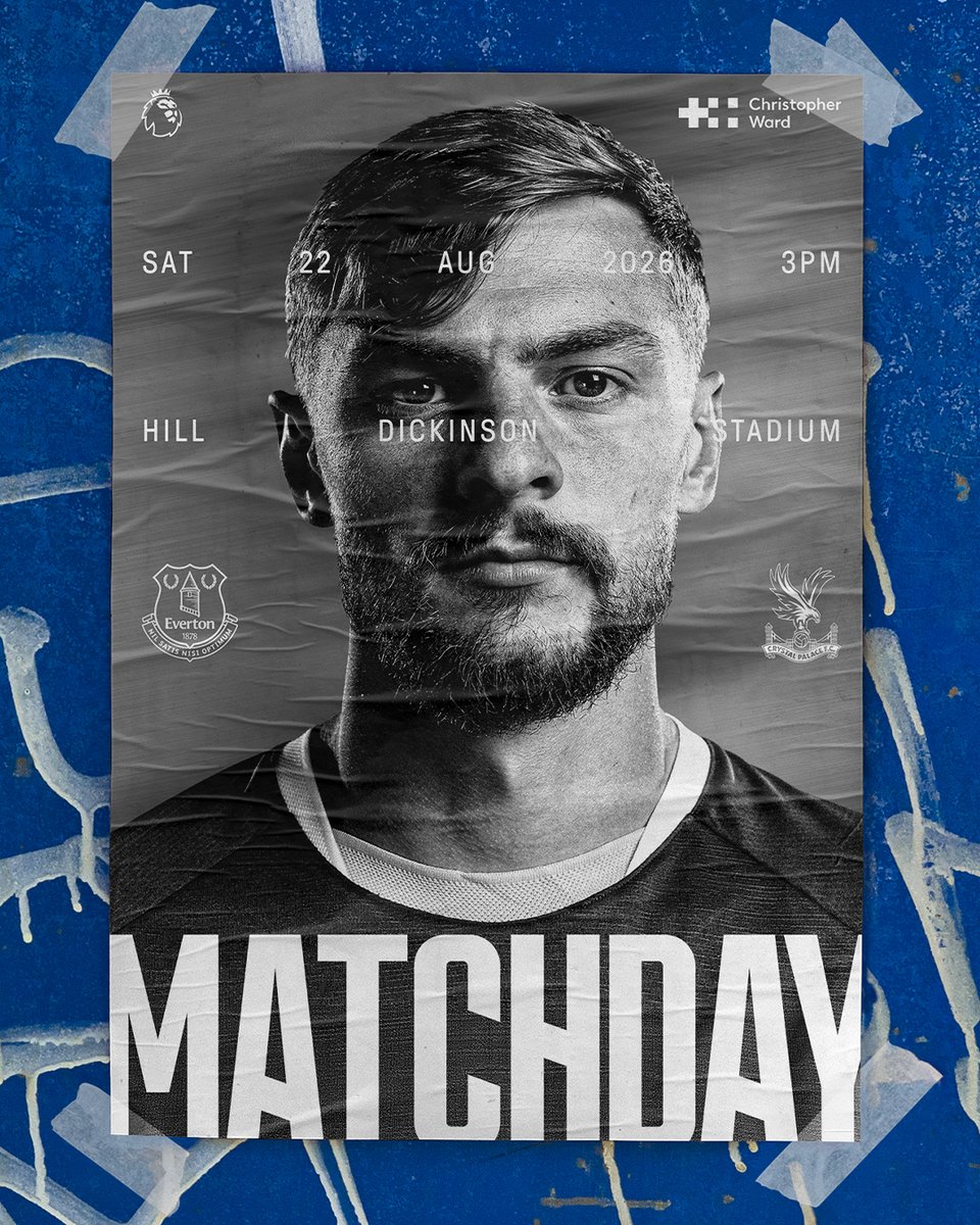 Everton's tweet photo. The start of the new season is here, UTFT! ✊🔵 https://t.co/xD8ebUMzKa