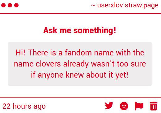userxlov's tweet photo. i think we saw it but only after posted about it the first time! but its "clovers" with an "s" and we use "cloverz" so there shouldnt be a search overlap! cuz when angel proposed this duo name, we went to see what appears under "cloverz" &amp; it seemed like the coast is clear. https://t.co/0uYNuQv9oL