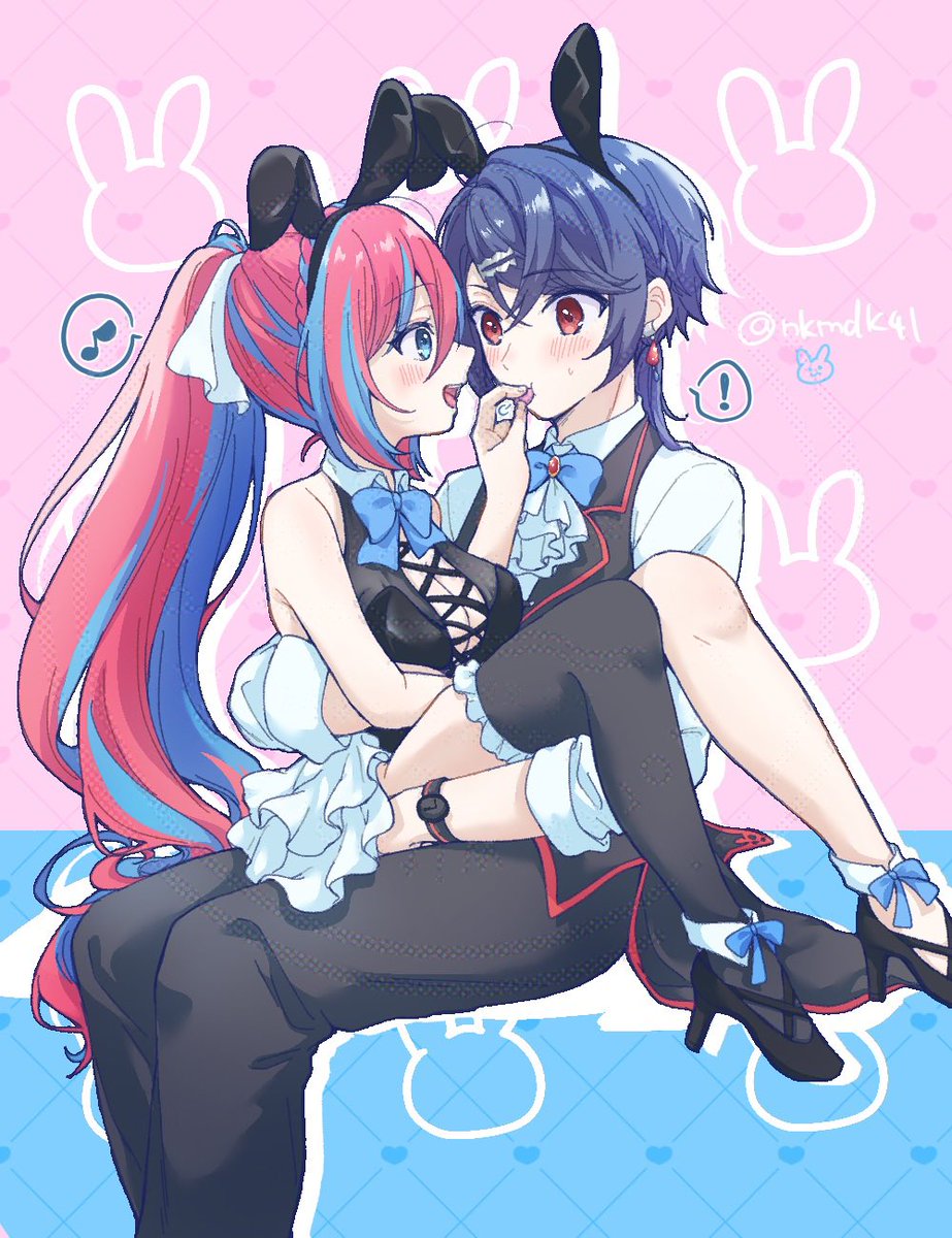 nkmdk41's tweet photo. バニーの日なので去年のスタリュちゃん再掲しときます🐰 https://t.co/cmG6h5vAPE