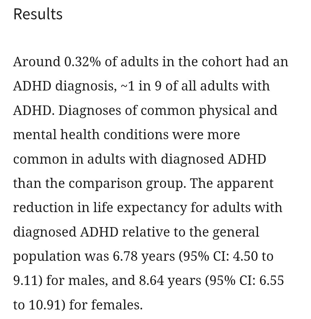 a_hiding_person's tweet photo. ADHD: the only superpower that reduces your life expectancy by 8 years and increases your chance of substance abuse disorders. https://t.co/jIJ20T9HYb