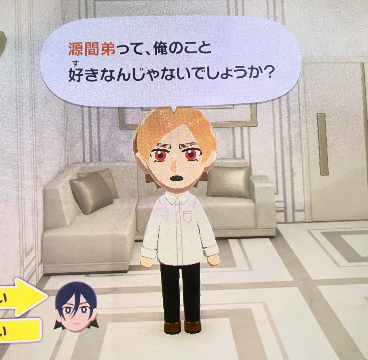 enuke_16's tweet photo. 今日のトモコレ(慶ロウ)
ロ「源ﾏ弟って俺のこと好きなんじゃないでしょうか？」
(私「付き合っちゃえよ」)

ロ「俺は別に好きじゃないのでいいです」
↑??? https://t.co/zpUNoDlVFh