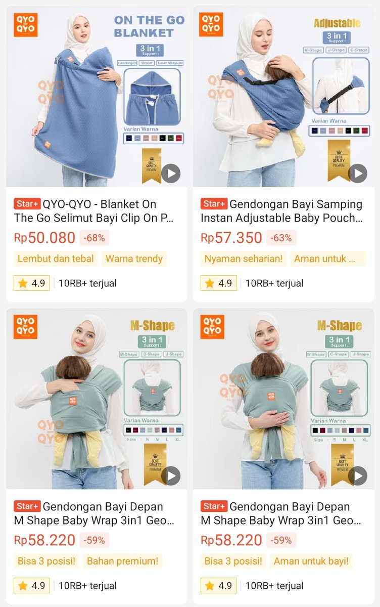 Plan4BetterU's tweet photo. Buat new moms atau onty angkel yg lagi bingung cari kado bayi, bisa kepoin 4 toko oyen ini deh ✨👇🥰
1. Qyo-Qyo: https://t.co/UlnfYYCehW
2. Omiland: https://t.co/YmUJ45HRE0
3. Miabelle: https://t.co/bxO48A9YPS
4. FUTUREMED: https://t.co/nBoYfPhyIA https://t.co/9SulpkBJQc