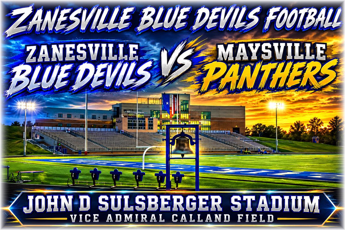 ZHSQBClub's tweet photo. the Blue Devils host Maysville tonight at the Stadium!
#LiveTough 🏈 https://t.co/etjvpujLGB