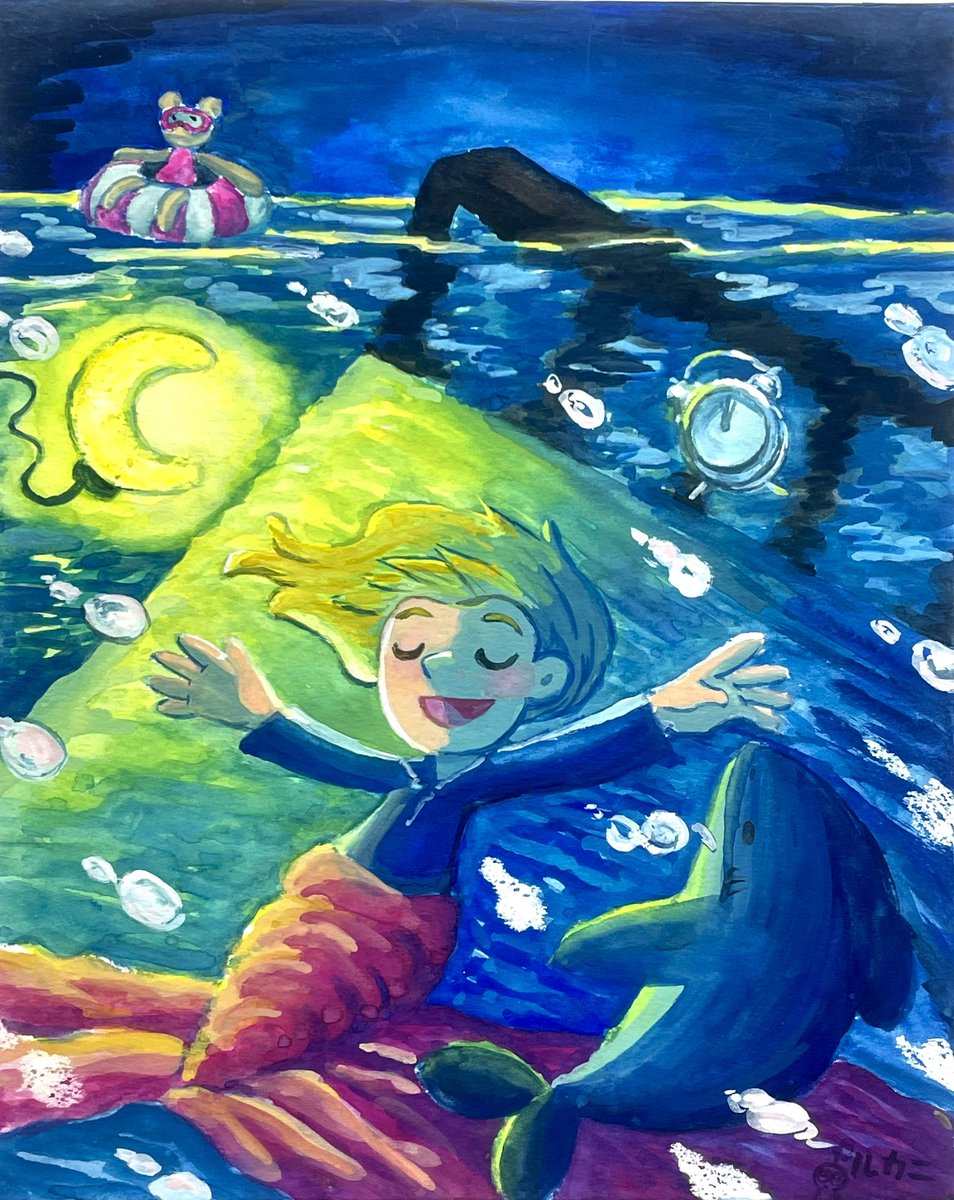 rukanansei's tweet photo. 『人魚にだってなれる』 https://t.co/aojgown929