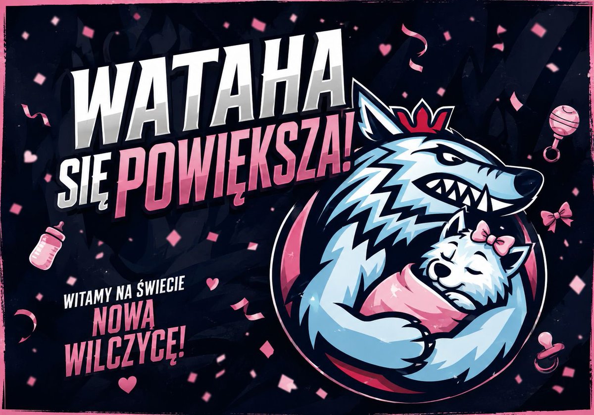 KingWilki's tweet photo. Uwielbiamy przekazywać takie wieści 😍 Nasza Wilcza rodzina się powiększa ❤️🔥🏀 Z całego serca gratulujemy rodzinie Ondreja Sehnala w tym szczęśliwym dniu! 😍 Dziś na świat przyszła mała Wilczyca - Nela! 🥳🥳🥳 Dumnym rodzicom Ondrejowi i Kristýnie życzymy wszystkiego co najlepsze, a ty Nela rośnij duża i zdrowa! 🤩🎂