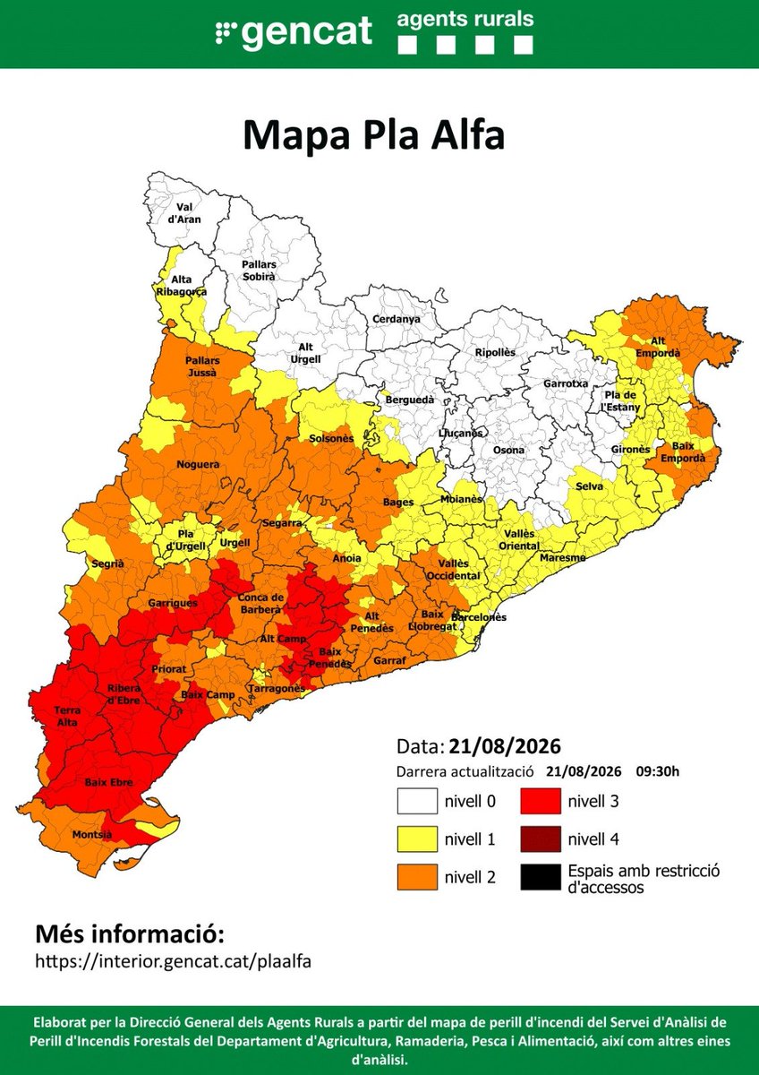 AVPCBERGUEDA's tweet photo. 📢 #PlaAlfa per avui dia 21/08/26 https://t.co/Ywqyps3vZ6