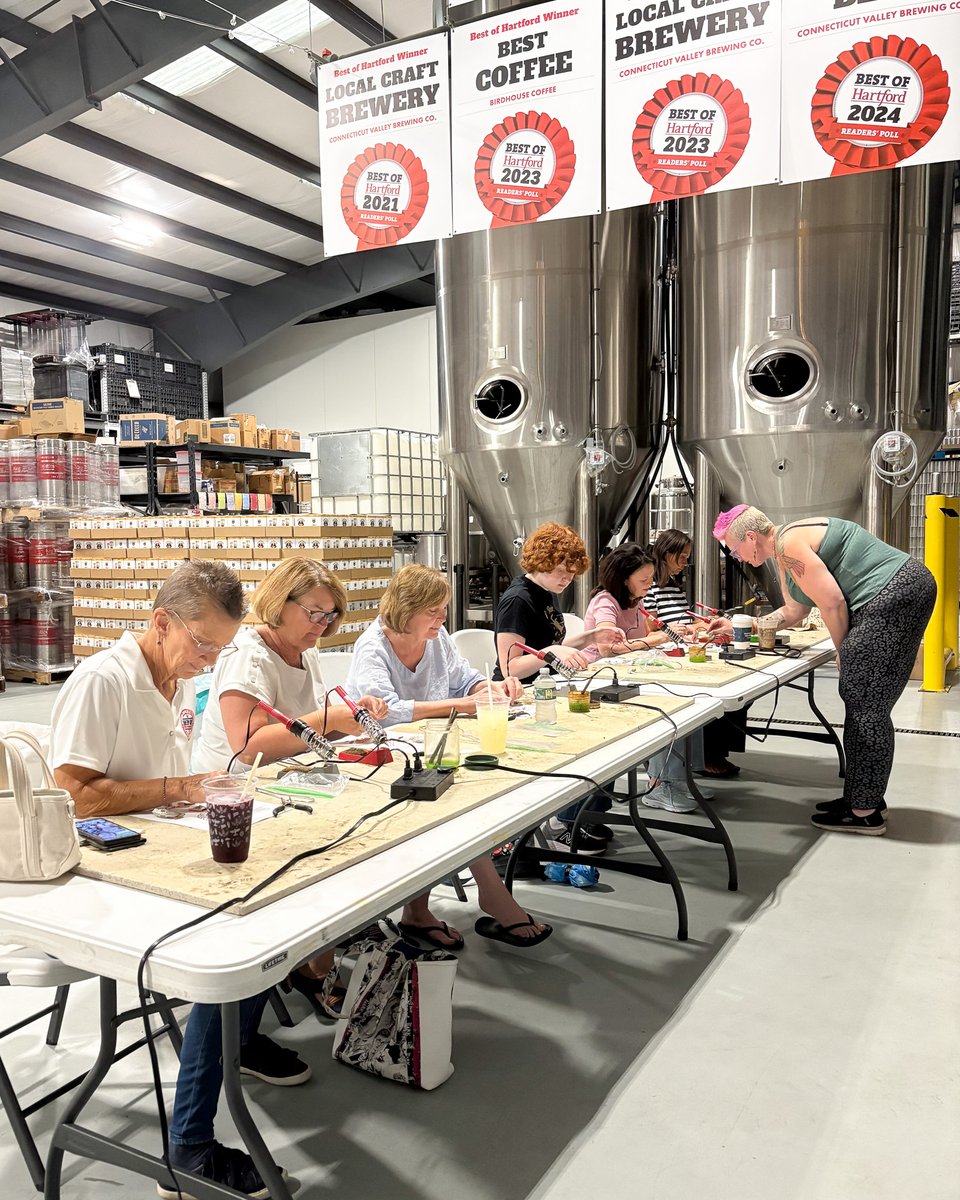 CTValleyBrewing's tweet photo. ✨ The Stained Glass Hummingbird class was so much fun last night!

Want to join us for the next class or see what other fun events are coming up? Check out our Eventbrite and keep an eye on our social media for more! 🎨✨

Open 12-10pm
📍765 Sullivan Ave. South Windsor, CT https://t.co/l0l2kh7eeO