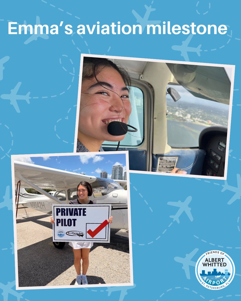 love4awa's tweet photo. A huge milestone for FOAWA scholarship recipient Emma Harris! ✈️

Emma has earned her Private Pilot License, marking the successful completion of countless hours of training, dedication &amp; perseverance.

An exciting step forward in her #aviation journey! https://t.co/XifyI6GoJy https://t.co/HwKGeXKkyn