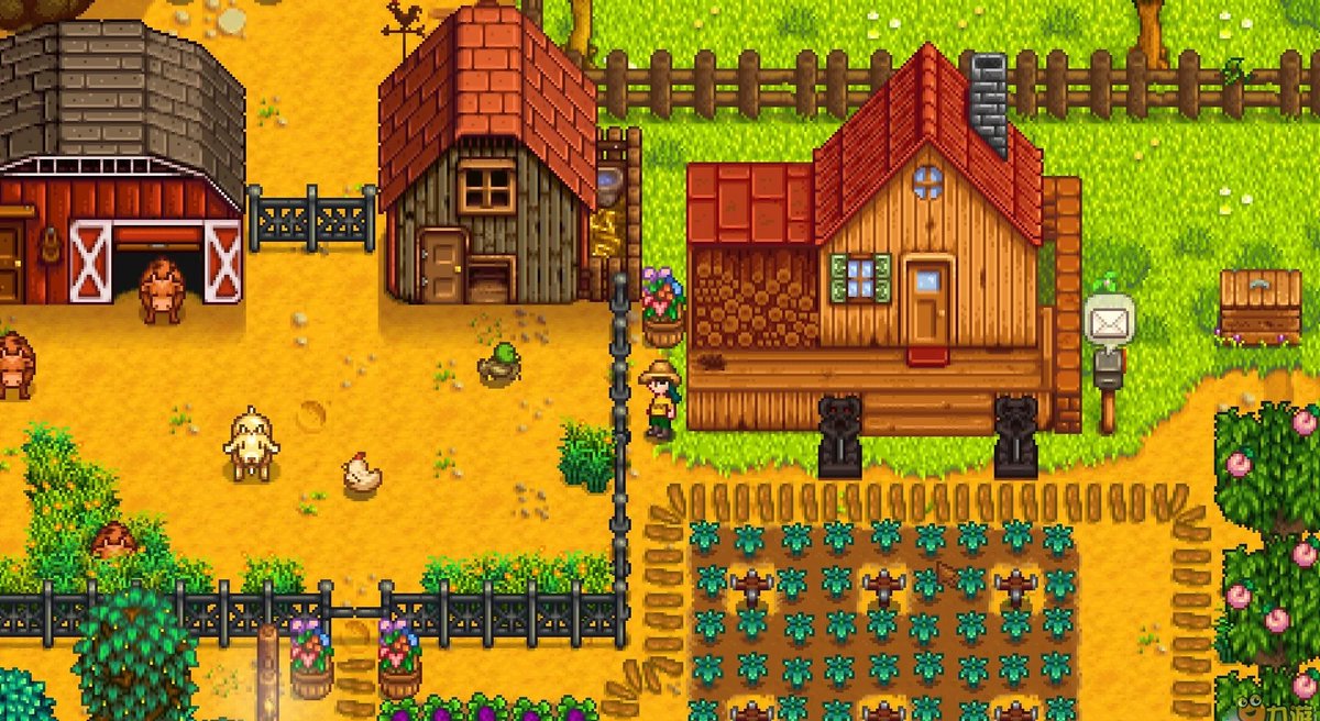 tian8470's tweet photo. Just wrapped up a cozy 2-hour farming session in Stardew Valley—my pumpkin patch is finally thriving and I sold enough to upgrade the barn!  Small wins hit different. https://t.co/VIysznCXsJ