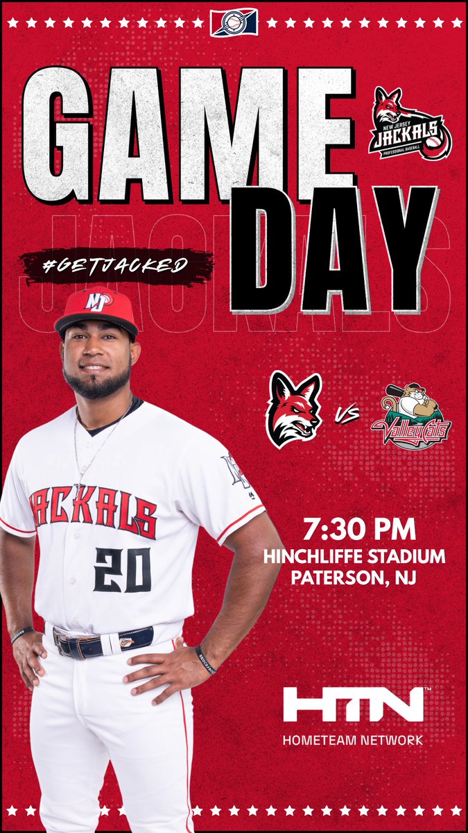 JackalsBaseball's tweet photo. IT’S GAMEDAY. ⚾️
The Jackals take on the Tri-City ValleyCats in a new series starting tonight! Come out to the stadium and support!
First pitch: 7:30 PM
📍 Hinchliffe Stadium
____
#getjacked #jackalsgameday https://t.co/4HrpmUQN1p