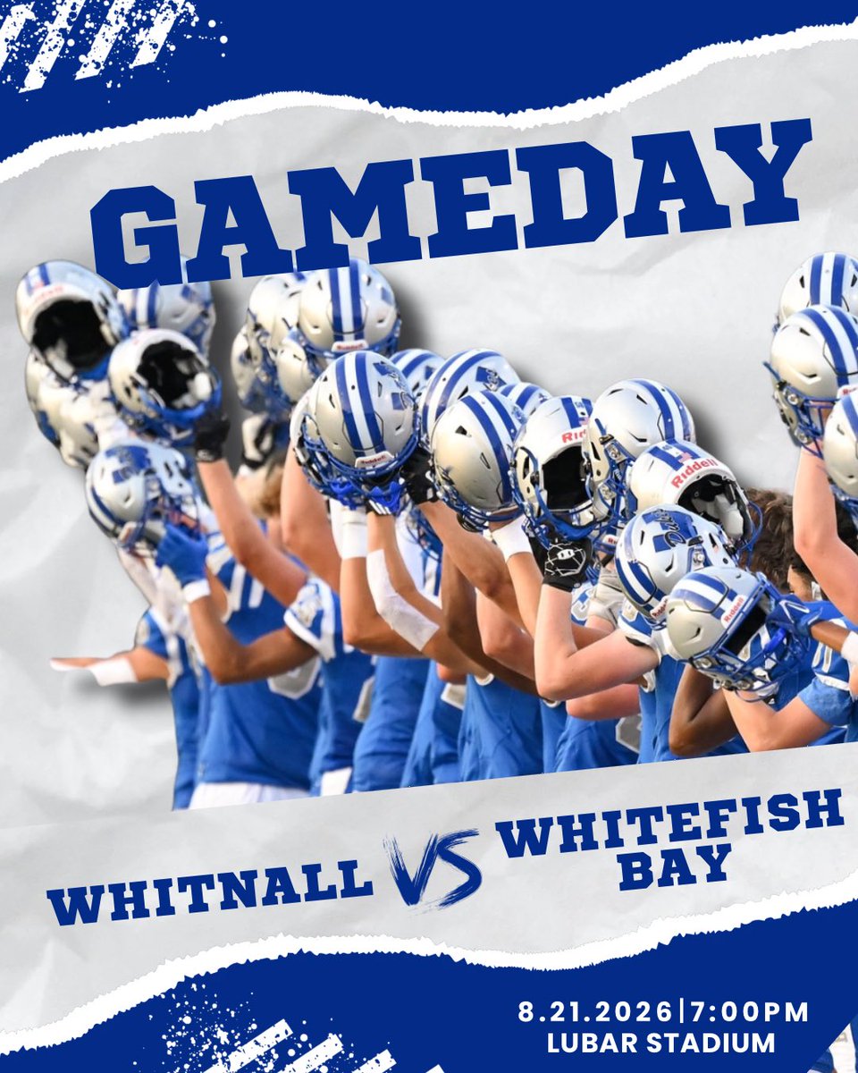 wfbfootball's tweet photo. It’s a Blue Duke Friday Night

#DukePride #wisfb https://t.co/RbND2chpwA