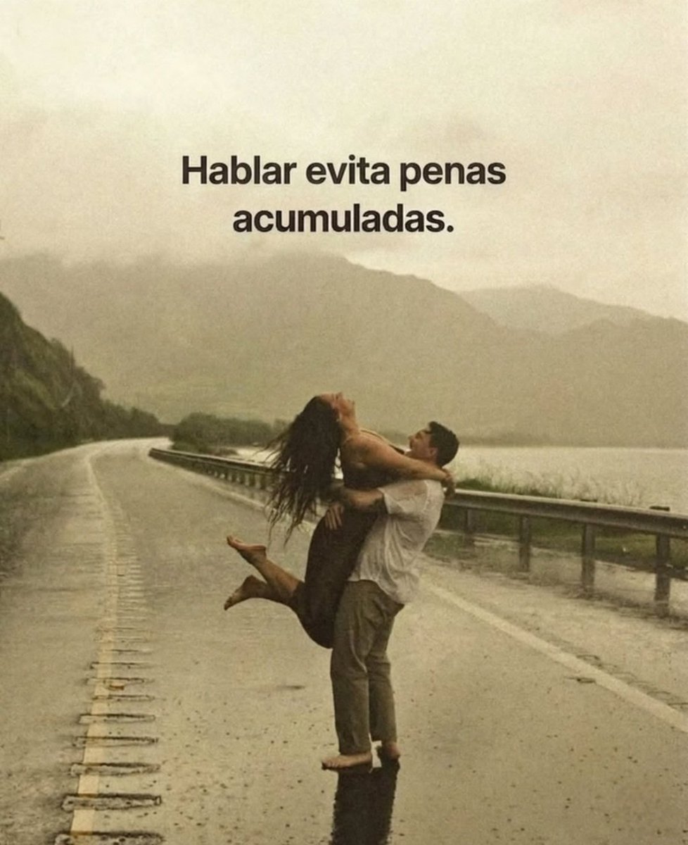 AreSoloSuyaP's tweet photo. Hablar libera el corazón https://t.co/cAUrQyRLbg