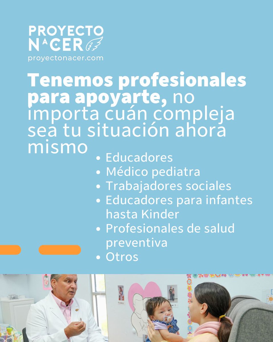 ProyectoNacer's tweet photo. Bajo un mismo techo, Proyecto Nacer no solo te ayuda a terminar tu 4to año. 🩵 También trabaja en tu salud física y emocional, la de tu bebé y la de tu familia para que puedan salir adelante no importa los retos que la vida les ponga por delante. https://t.co/nShbc4K1Ly https://t.co/RYIw59ZtUa