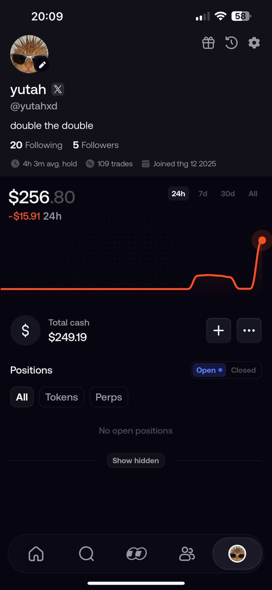 yutahxd's tweet photo. $250 to $2500 challenge on @fomo 

I will challenge myself and update daily. I will only stop if the balance reaches zero.

Hope I can complete it in 10 days. https://t.co/CWz6JGl6DY
