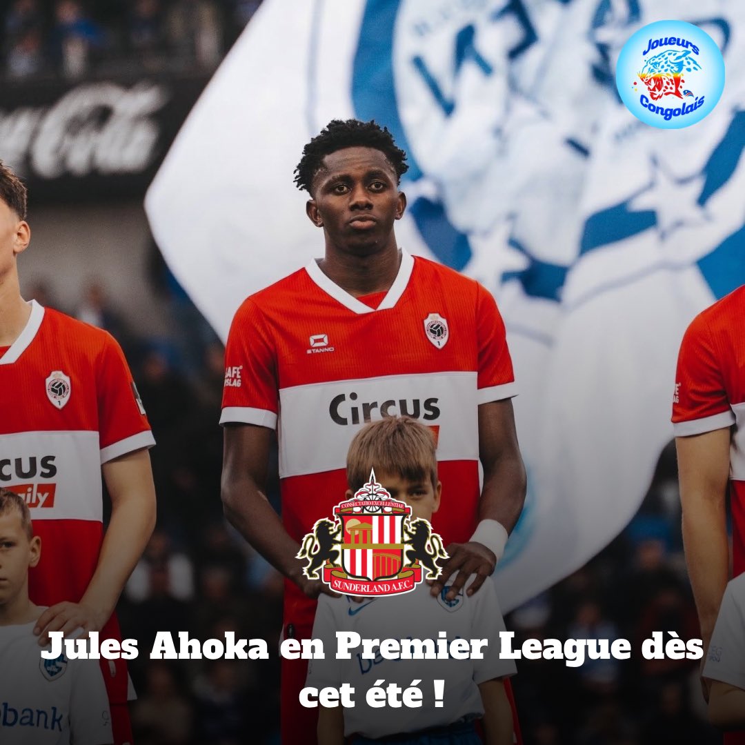 JoueursCD's tweet photo. 🚨| Jules Ahoka en route vers l’Angleterre !

Le jeune international espoir congolais va s’engager avec Sunderland 🏴󠁧󠁢󠁥󠁮󠁧󠁿 dans les prochaines heures !

Le deal a été accepté par toutes les parties. Le joueur voyagera dans la soirée. 

#mobulute🐆 https://t.co/gAxGSKiDg0