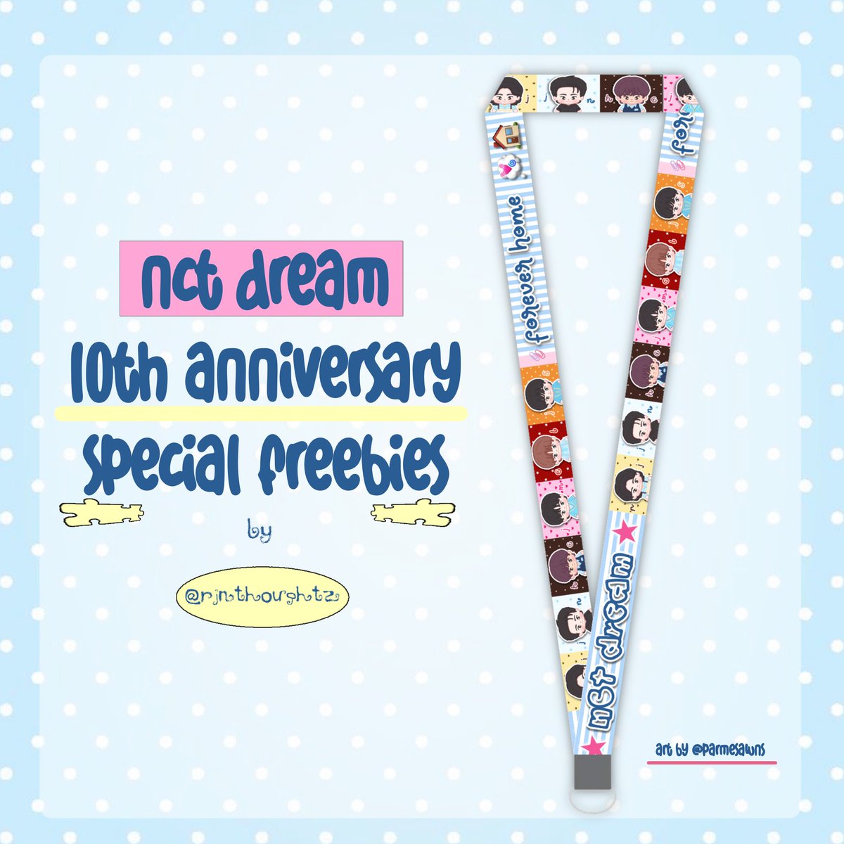rjnthoughtz's tweet photo. nct dream 10th anniv—special freebies 𖡼.𖤣𖥧𖡼.𖤣𖥧 

𓏵 rt &amp; like! 
𓏵 co by shopee 25.8 🕰️ 19.00
𓏵 sayang &amp; dukung SEMUA MEMBER nct dream tanpa terkecuali ^•^ 

thankyou for pretty art💓 @parmesawns https://t.co/MXLvHTGviP