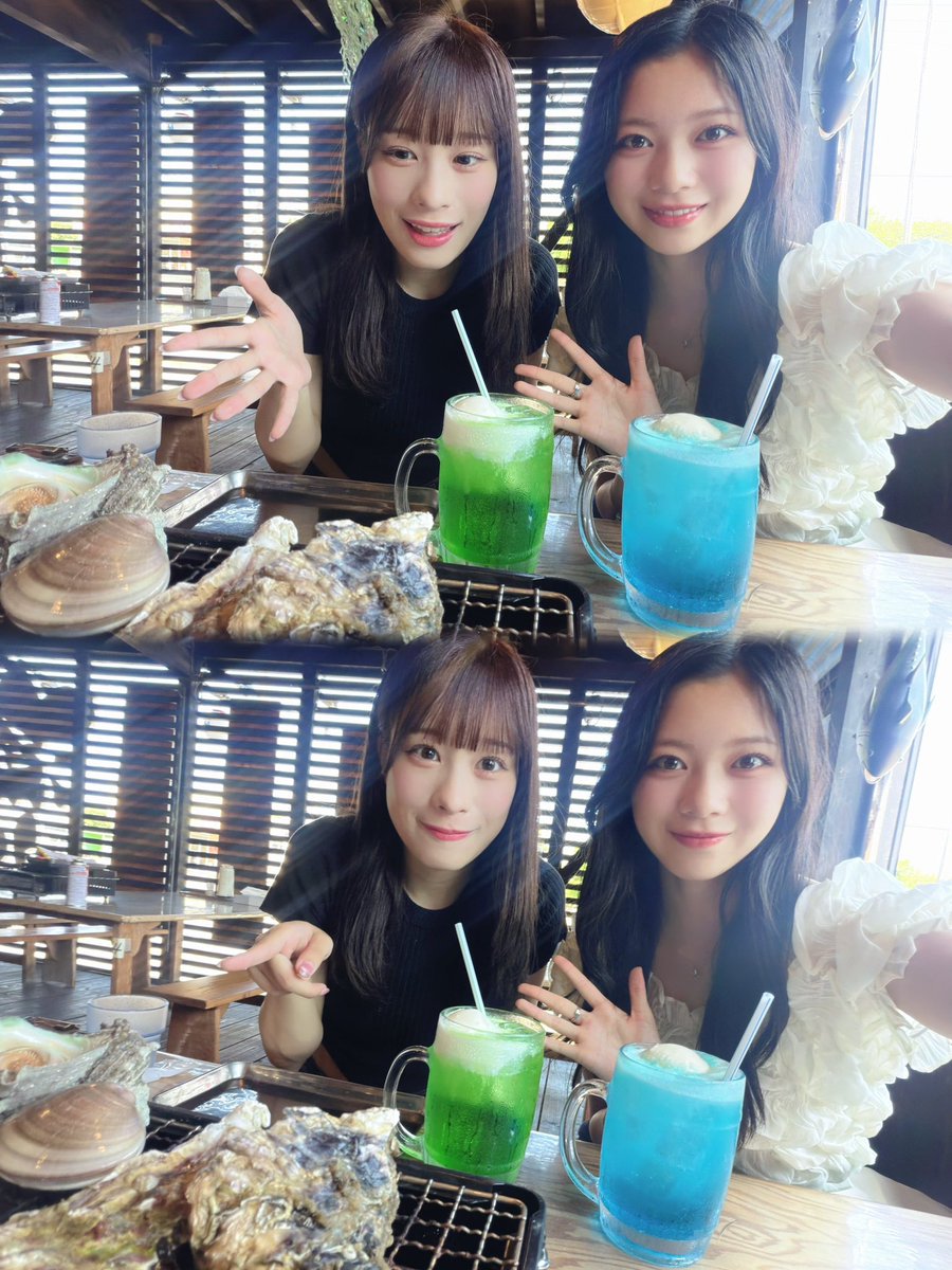 murayama_yuuka's tweet photo. 「#ニアジョイどらい部」🚗³₃
今回は舞と！
人生初のゴーカートと浜焼きを体験しました👣大はしゃぎの一日でした😊

また、今回乗車した、
テスラ「モデル Y L」は、静かで、スタイリッシュな構造で、近未来的な印象でとてもテンション上がりました！

ぜひご覧ください⬇️
https://t.co/zbMpAyFqFf https://t.co/P2QvsAVxI8