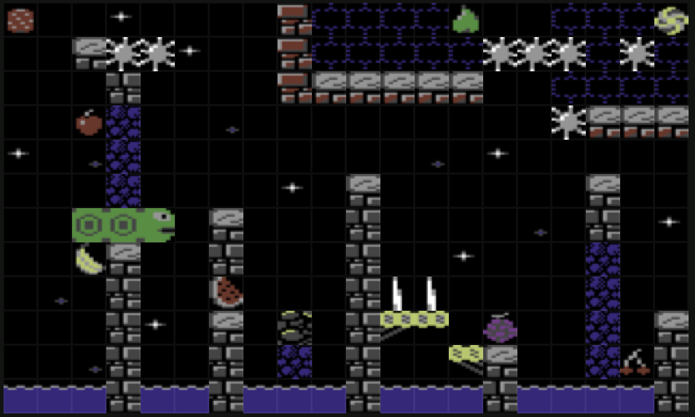 Naufr4g0's tweet photo. Designing new levels for #C64 #GravitySnake using Gravity Snake level editor. You can test levels directly in the app! Try it on: https://t.co/l8evZGJWjn https://t.co/EEArNqVQia