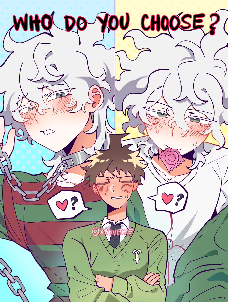 xarverie's tweet photo. ask and you shall receive 🙈

#hinakoma #danganronpa https://t.co/0f2uVm41X3
