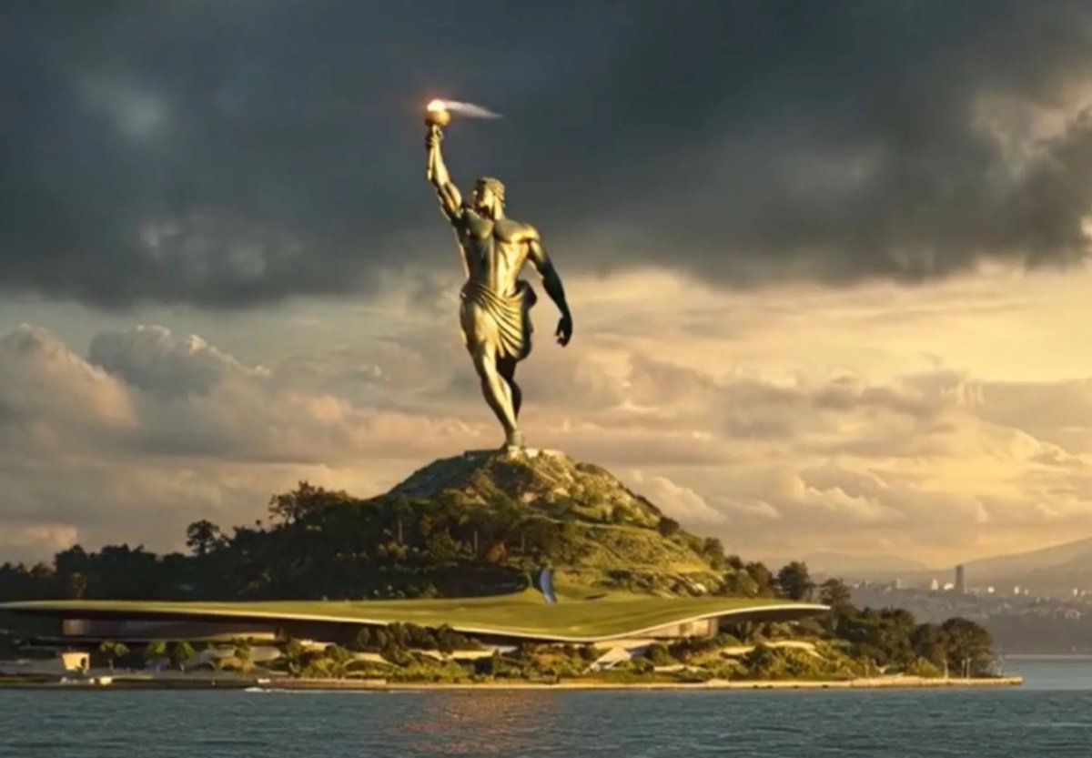 Trey_Labs's tweet photo. (1) Liberty’s pedestal shouldn’t count, she’s 46m*
(2) This is embarrassing for the US, SF is due for a liberty sibling. See below:

@elonmusk @pmarca @PalmerLuckey Oh what could have been, make Prometheus happen! https://t.co/unDwIU730S