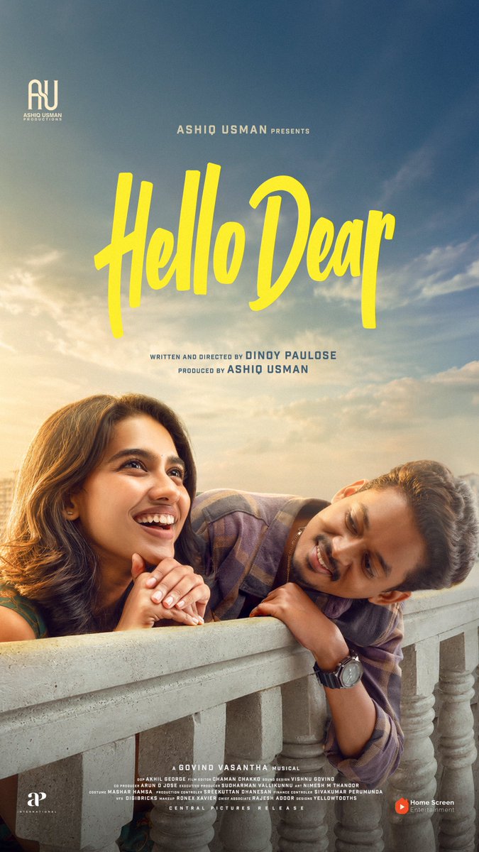 Filmmedia321's tweet photo. #HelloDear FL Starring Sangeeth Prathap &amp; Mamitha Baiju ❤️ Directed By Dinoy Paulose (Vishudha Mejo) 

Govinda Vasantha Musical ❤️ https://t.co/I5ZrTGRdVO