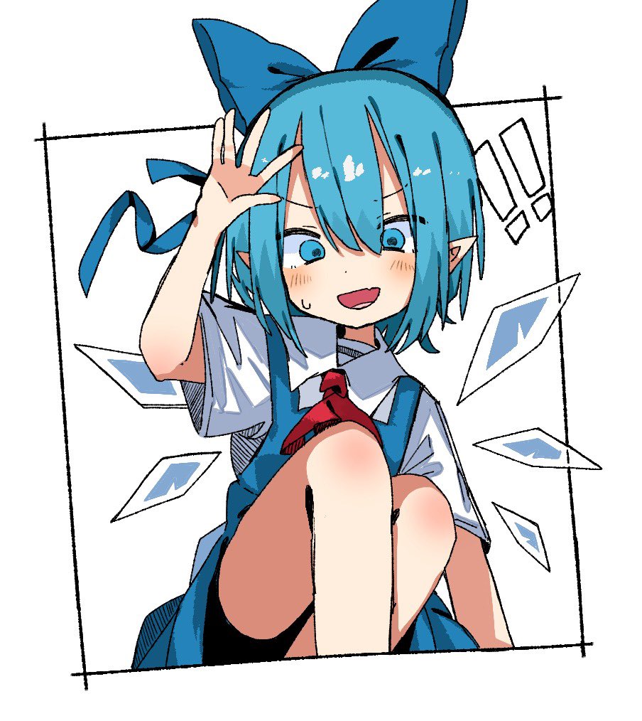Nacht_musik__'s tweet photo. チルノちゃん見え...！！ https://t.co/XD0zBuXClZ
