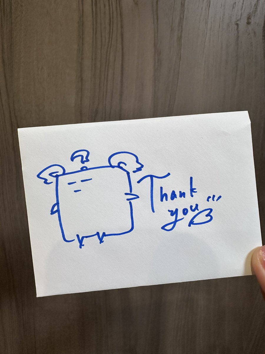 komoriru's tweet photo. カドショの封筒が…

手描きのもけもけ…！！！🤩 https://t.co/bNlWoSNh6L