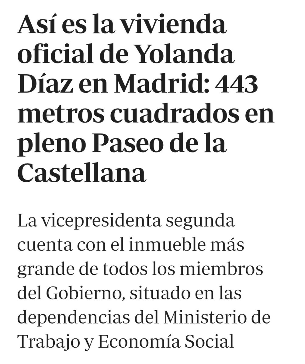 seibur_'s tweet photo. Amb tota la polèmica que s’ha muntat amb l’àtic que el Govern d’Ayuso ha comprat per a la Comunitat de Madrid, m’ha vingut al cap una pregunta encara més incòmoda:

Quant estem pagant realment en "residència", dietes i desplaçaments als ministres, mentre molts d’ells gaudeixen d’habitatges oficials de luxe, amb neteja, manteniment, subministraments i reformes pagats íntegrament amb els nostres impostos?

Perquè la realitat és aquesta:

Al voltant de 15 dels 22 ministres viuen en pisos oficials de l’Estat, alguns de més de 400m².

Aquests pisos no els costen ni un euro: ni lloguer, ni llum, ni aigua, ni gas, ni neteja. Tot ho paga l’erari públic. En el cas del ministre de Transports, Óscar Puente, el manteniment va arribar a superar els 5.300€ al mes, principalment en neteja, i la reforma de l’àtic on viu va costar més d’un milió d’euros.

I, tot i això, alguns d’ells, com María Jesús Montero i el mateix Puente, cobren a més del Congrés uns 29.100€ anuals lliures d’impostos en concepte d’"indemnització per despeses d’habitatge a Madrid", pel fet de ser diputats elegits fora de la capital.

És a dir: els donem gratis un pis de luxe amb serveis inclosos i, a sobre, els ingressem gairebé 2.100€ al mes (en 14 pagues) perquè «puguin pagar un lloguer».

I encara hi hem d’afegir el cost de les reformes i el manteniment d’aquests habitatges, que en alguns casos arriba a xifres milionàries.

Què fan amb aquests diners extra?
I per què els ho estem pagant dues vegades?