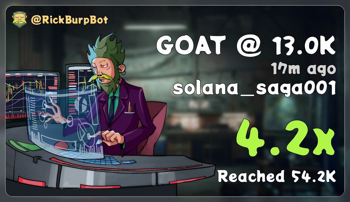 Signalsagacoin's tweet photo. 4x pump from my call on $GOAT

7qM6BAu4m8GTGsGeQgHxE2XQrqAeYzLw95EjJCGbpump https://t.co/loeFRZkMXE