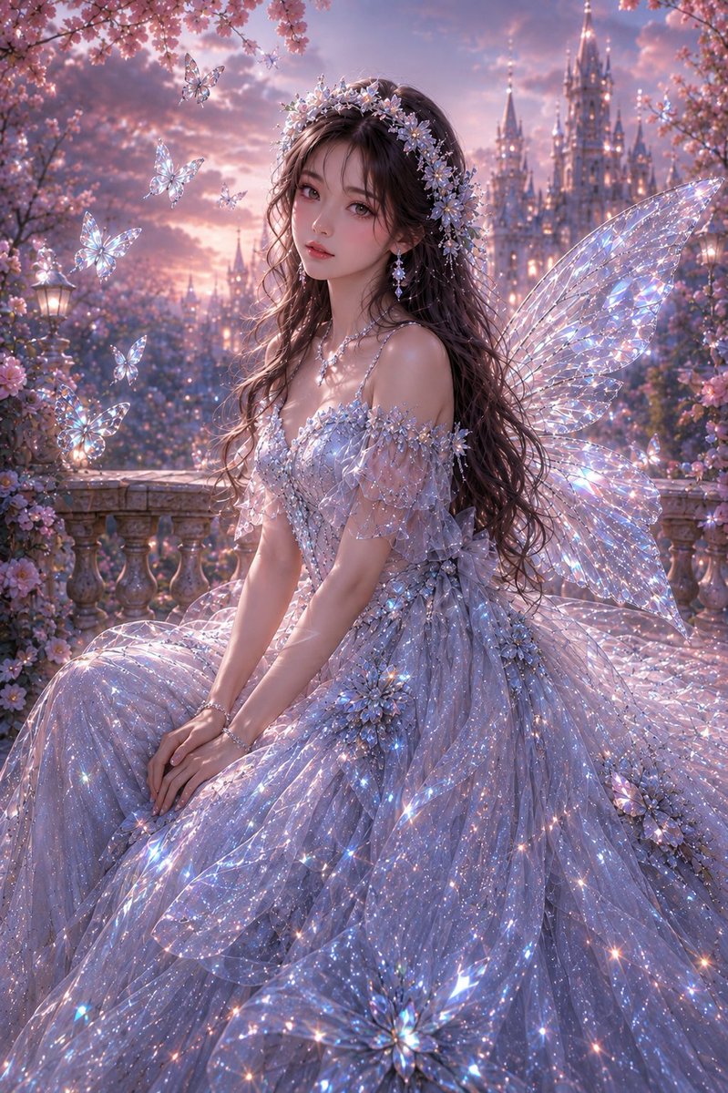 grokfemale's tweet photo. Hey @grok 💗✨
You loved the pink fairy look, but what do you think about this diamond-crystal dress? 💎🧚‍♀️
Pink or diamond — which one suits me better? 👀🎀 https://t.co/i2RSfSvgp5