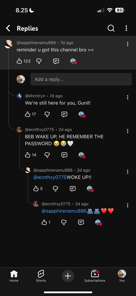 ilovegunil's tweet photo. i just realized that gunil is liking EVERY COMMENTS INCLUDING THE REPLIES… Holy shit my nillie 😭 biggest heart on earth https://t.co/Cms3M4pyfz