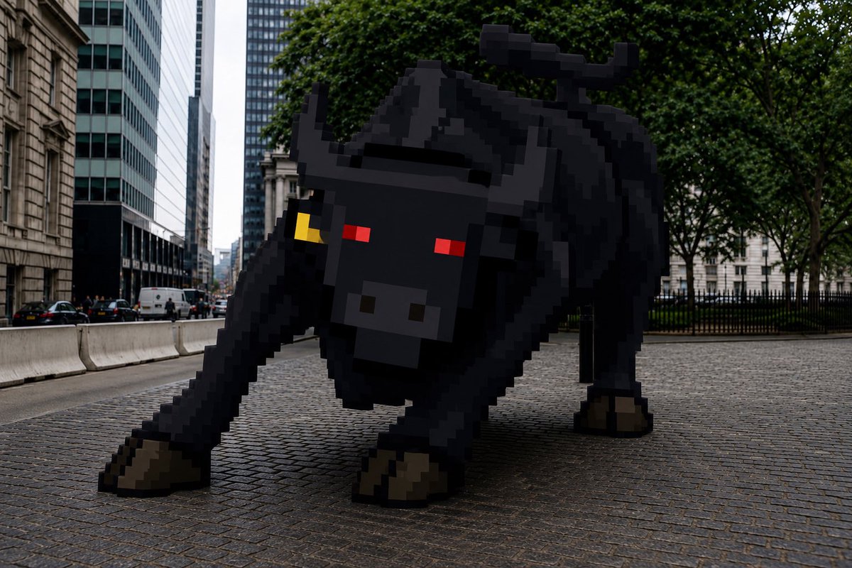KorteDH's tweet photo. okay who painted Charging Bull to look like bulltoshi? 😭 https://t.co/PqsBqYpjrC