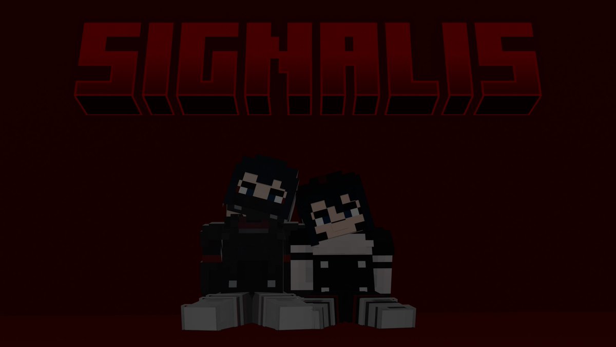 Unwrittenverse1's tweet photo. Signalis Minecraft stuff I made #signalisart  #signalis #3dartwork #3dmodel https://t.co/vb8IiciHMk
