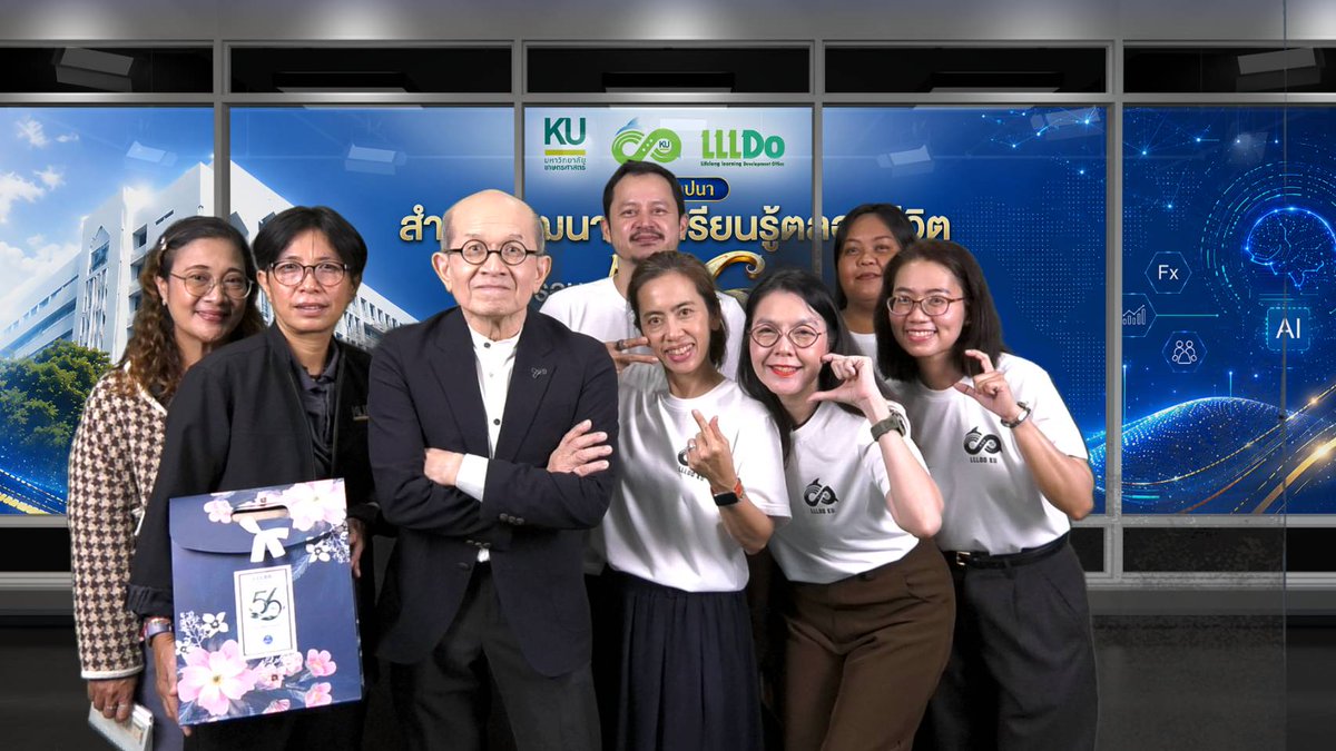 KUR_plus's tweet photo. ผศ.อนุพร สุวรรณวาจกกสิกิจ ผอ.สถานีวิทยุ ม.ก. นำกระเช้าดอกไม้ไปร่วมแสดงความยินดีกับ รศ.ดร.วีระเกษตร สวนผกา ผอ.สำนักพัฒนาการเรียนรู้ตลอดชีวิต เนื่องในวันครบรอบ 56 ปี การก่อตั้งสน.พัฒนาการเรียนรู้ตลอดชีวิต (ชื่อเดิม "สำนักส่งเสริมและฝึกอบรม") 21สค69ณ อาคารวิทยบริการ https://t.co/ed51mptKJE
