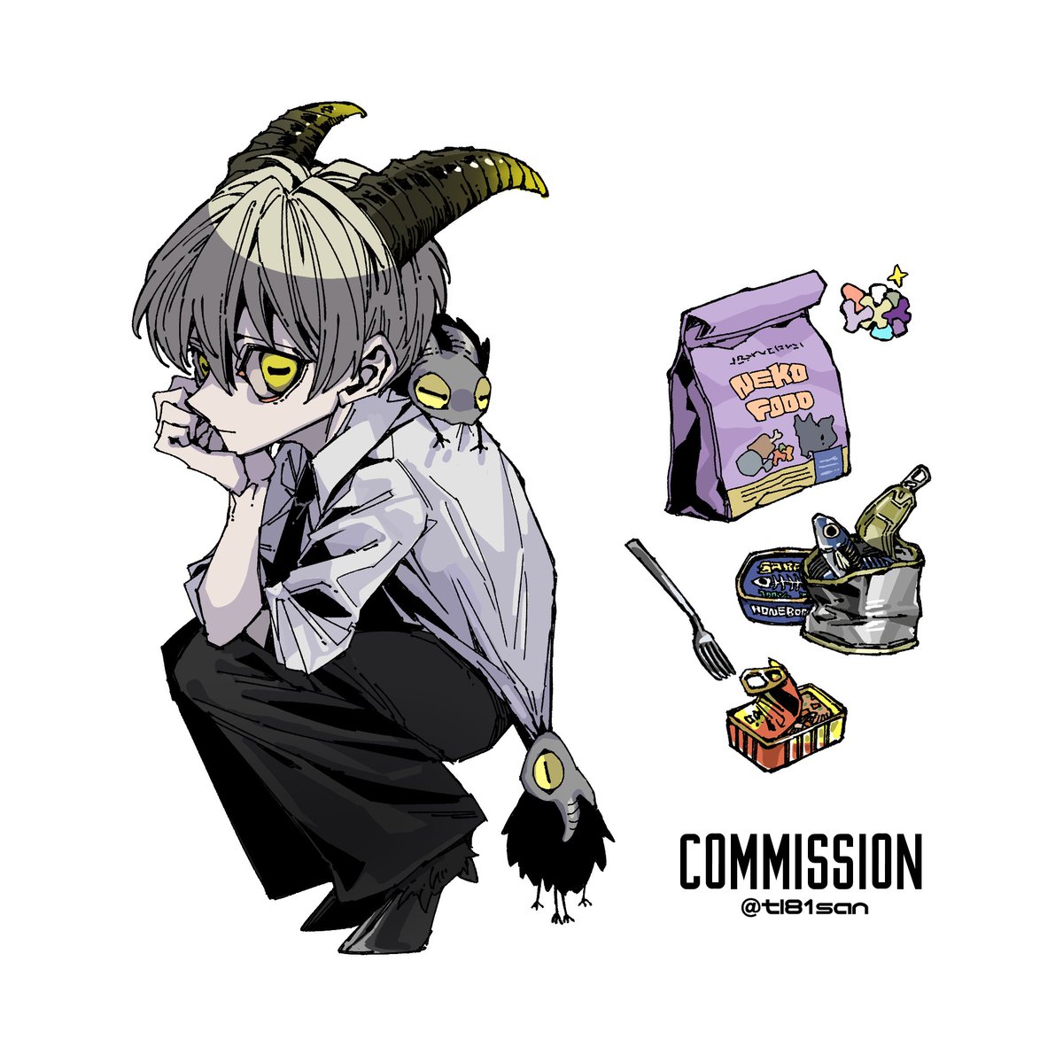 tl81san's tweet photo. こないだ落描きしたおつかいニイチャン https://t.co/e4pVLyrmeR