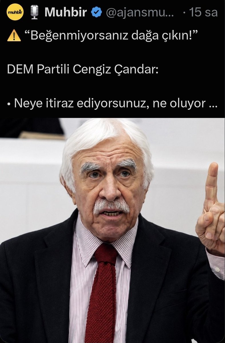 goccayoruk0715's tweet photo. Cengiz Çandar’ın Türk Milleti’ne yönelik olarak kullandığı, “Beğenmiyorsanız dağa çıkın” şeklindeki ifadelerinin, TCK 216 kapsamında halkı kin ve düşmanlığa tahrik veya aşağılama suçu yönünden incelenmesi gerektiğini düşünüyorum.

Bu sözler hakkında yetkili makamlarca derhal gerekli inceleme ve hukuki değerlendirme yapılmalıdır.

@adalet_bakanlik
@TC_icisleri