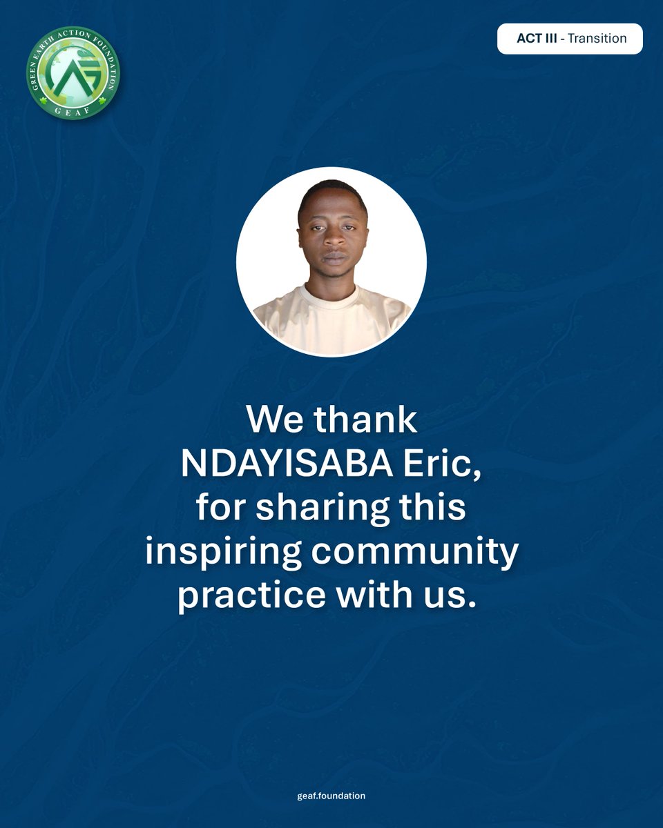 geaffoundation's tweet photo. #SaveEveryDropChallenge welcomed entries from communities worldwide and we are spotlighting a feature shared by Ndayisaba Eric about the Umuganda practice in Rwanda.

#GEAFambassador #greenearth #environmental #sustainability #climatechange #ACTForWater #GreenEarthActionFoundation #GEAF