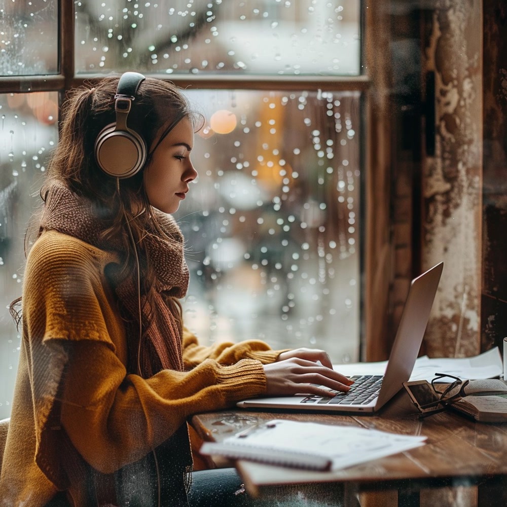Psmitty461's tweet photo. Just stumbled on a lo-fi jazz playlist with rain sounds—perfect for wrapping up a busy week, every note feels like a soft hug ， https://t.co/a6QGNDL9CN