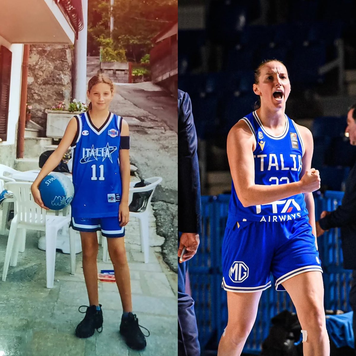 parallelecinico's tweet photo. Immagina crescere con un grande sogno: vestire la maglia della Nazionale.
Quella che a 11 anni non ti toglievi mai, facendo anche le prove del canto dell'inno davanti allo specchio.
Quell'inno che poi hai cantato per 62 volte, molte delle quali da capitana.
La storia di Laura Spreafico è la storia di una grande giocatrice che per vent'anni in Italia, Spagna, Eurolega, Eurocup, ha giocato a grandi livelli segnando raffiche di canestri.

Ma è soprattutto la storia di una ragazza seria, mai al centro di polemiche, che ha sempre dispensato messaggi positivi. Una ragazza che si è laureata studiando la notte, e che non avrebbe meritato di chiudere oggi la sua carriera in questo modo.

Laura aveva deciso di dare l'addio al basket dopo i Mondiali, ossia l'appuntamento più importante degli ultimi 32 anni di basket femminile, guadagnati grazie soprattutto allo storico bronzo vinto agli Europei della scorsa estate.
Perchè da capitana, e da simbolo di una squadra che da un anno sta facendo sognare, questo Mondiale sarebbe stata la perfetta chiusura di un cerchio.
A causa di un infortunio subito durante la preparazione, Laura dovrà saltare i Mondiali che iniziano tra due settimane.

Non c'è niente che possa lenire la delusione che sta provando in questo momento.

Noi possiamo semplicemente ringraziarla.
Grazie per la giocatrice che è stata, grazie per l'esempio che ha dato, grazie per aver regalato al basket (femminile e maschile) l'unica medaglia negli ultimi 22 anni.

E grazie per queste parole che andrebbero scolpite nella pietra: "Indossare questa maglia vale molto di più che giocare una partita di basket: significa interpretare i sogni di un Paese, dare voce a chi vede nello sport uno strumento di crescita ed uguaglianza. Mi piace pensare che il nostro esempio possa incoraggiare tante bambine a inseguire i propri sogni con coraggio e dedizione, contro ogni pregiudizio."

Grazie Laura.