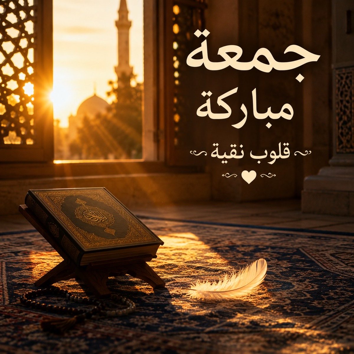BasherNabila's tweet photo. #يوم_الجمعه صوتٌ لا يشبه باقي الأيام. 🤍

صوتُ بابٍ يُفتح مبكراً، ووضوءٍ هادئ،
وسلامٍ يتبادلُه الناس
كأن الدنيا ما زالت بخير.

اللهم اجعل الجمعة سكينةً
تدخل كل بيت. 🌿
 #جمعه_مباركه https://t.co/b0MCQCpiR8