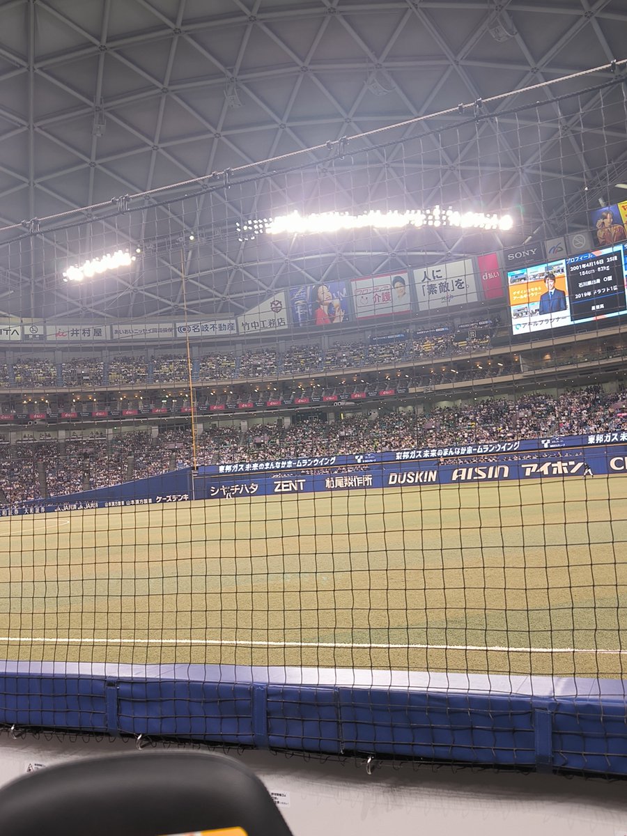 poochin2's tweet photo. 今日はここから

今年から新設されたファールエリアのアリーナシートの抽選に受かったので今日はここから

凄い臨場感だしシートも映画館みたいに座り心地が良い😁

#中日ドラゴンズ https://t.co/ASEWtYAj2K