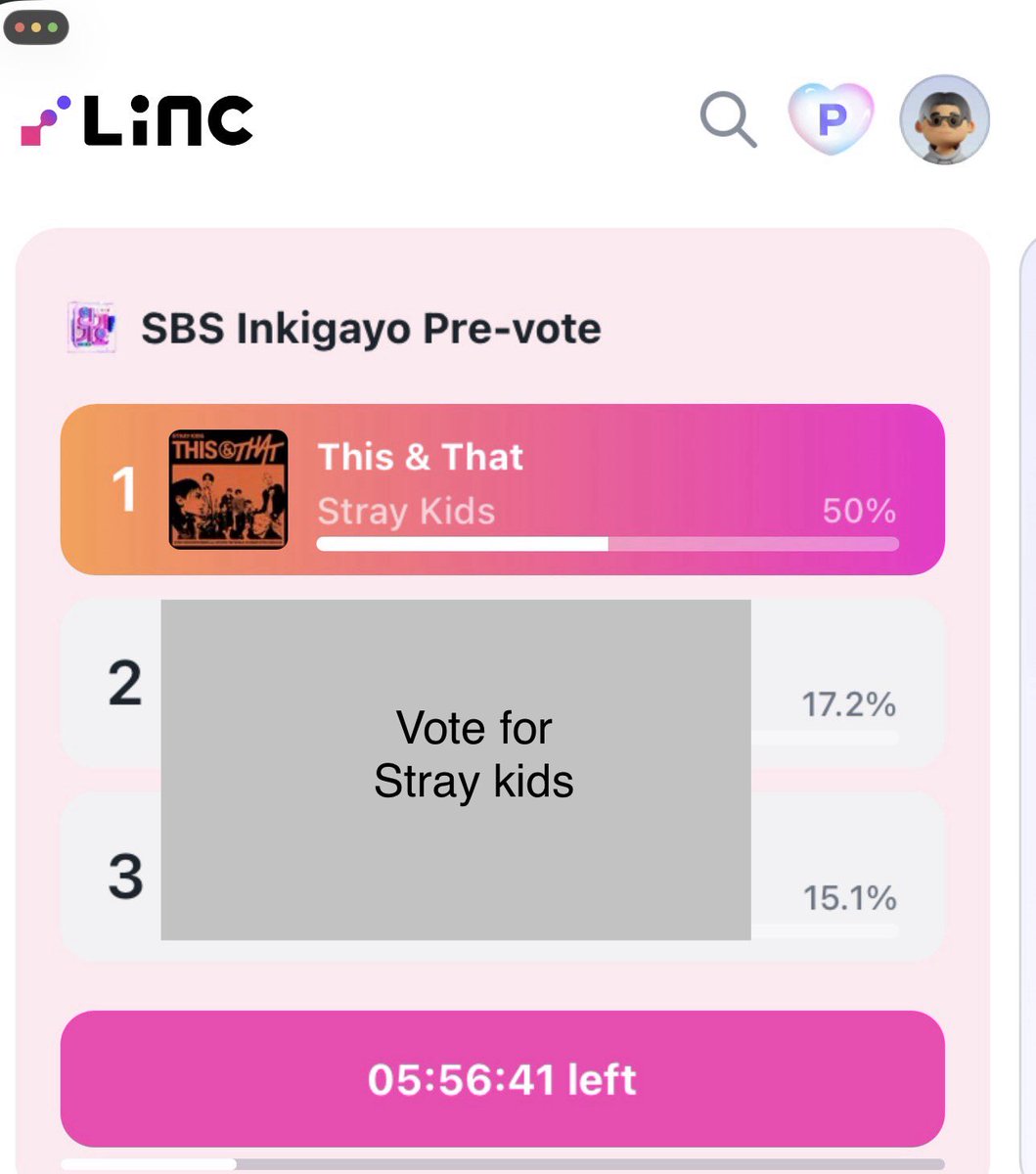 SKZVoteSTAYtion's tweet photo. 📣Stays

Inkigayo prevote closes in soon 
If you haven’t yet cast your votes please do so 

Let’s secure prevote 🫶
30 🤍 or 8 💎 = 1 vote (10 votes per account) https://t.co/uzgvwizm55
