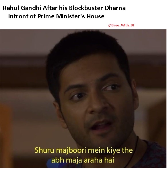 Disco_With_DJ's tweet photo. Now who did this?
#RahulGandhi #PelletGun #Jantarmantar #RahulDharna https://t.co/ke2mrMrnJq